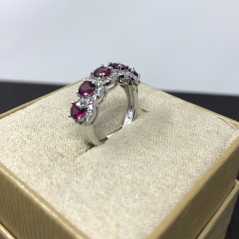 Sterling silver ring, with gemstone, size approx 5 - NWT - Picture 6 of 12